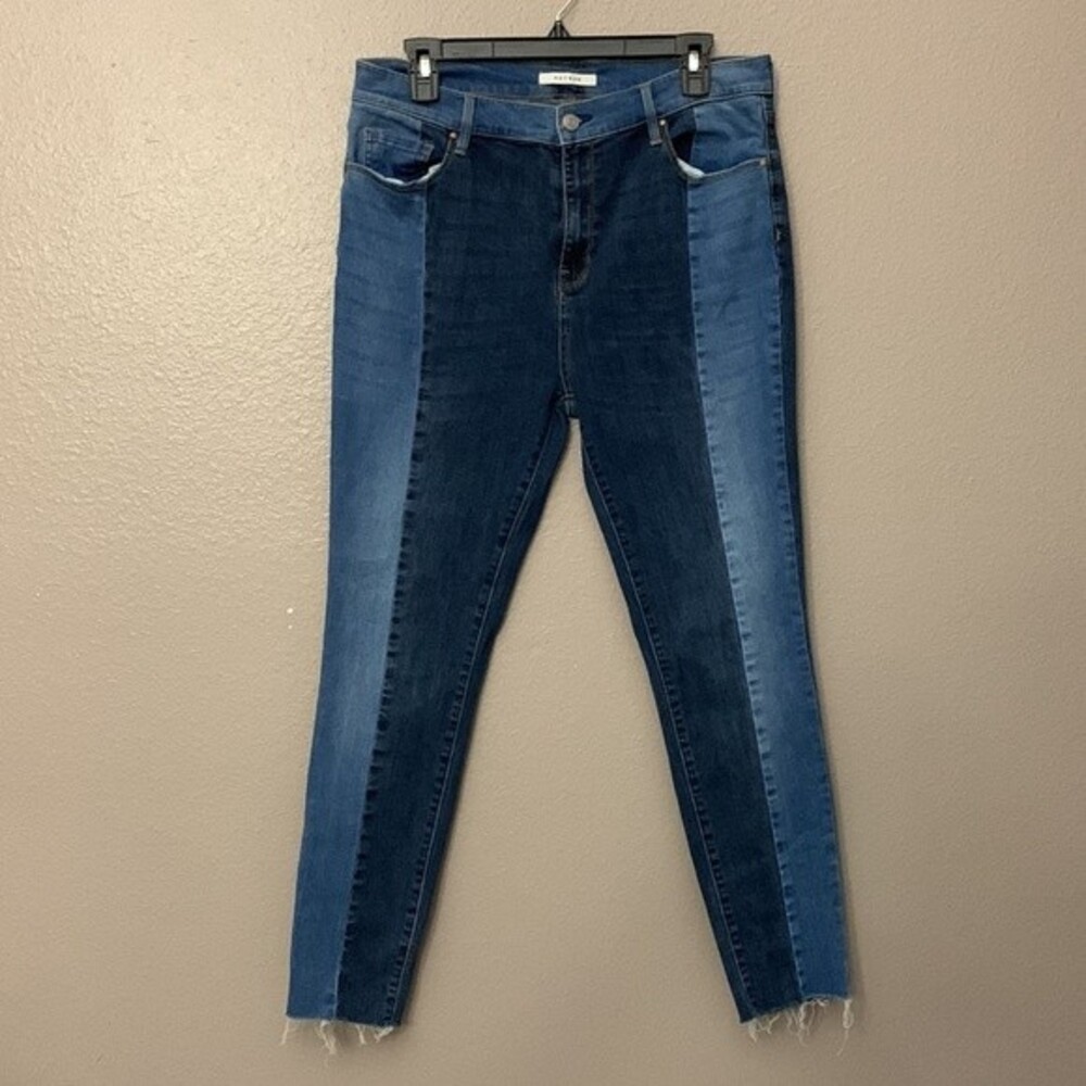 Pacsun Two Tone High Rise Ankle Jegging W/frayed hem 30